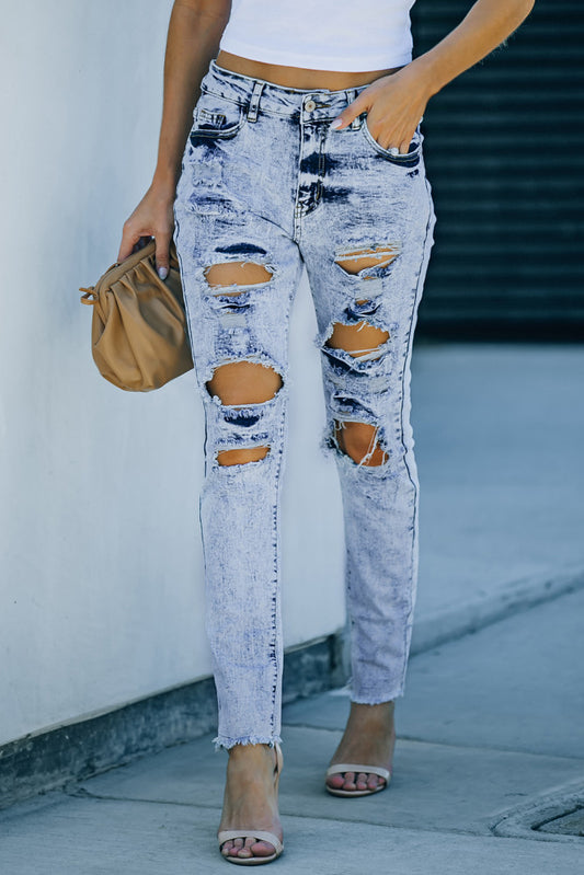 Ripped Slim Fit Jeans