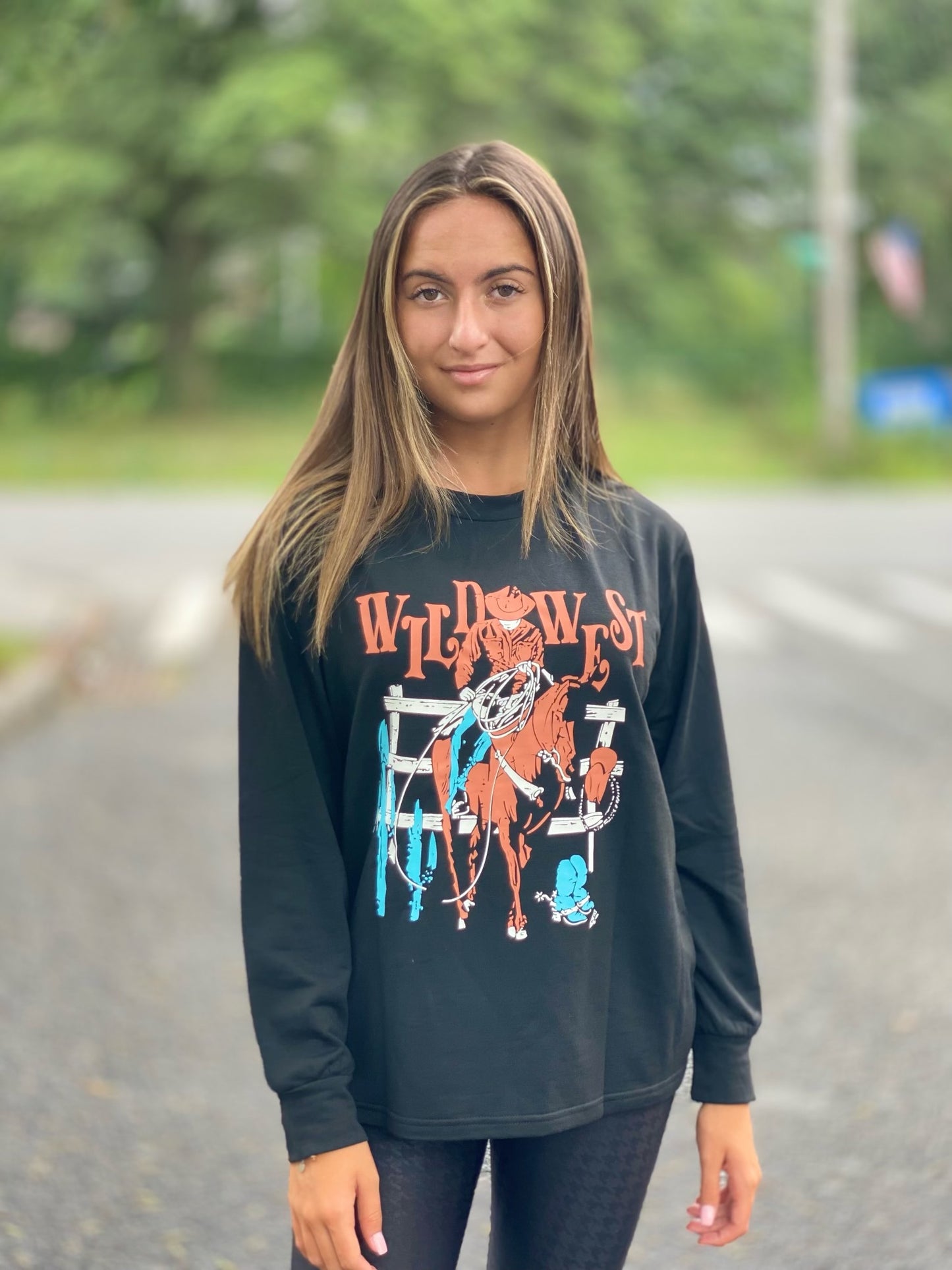 Graphic Sweatshirt Wild West