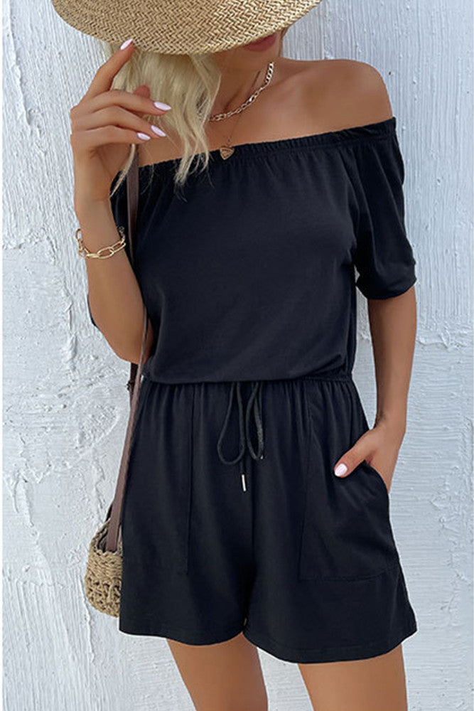 Black Short Romper