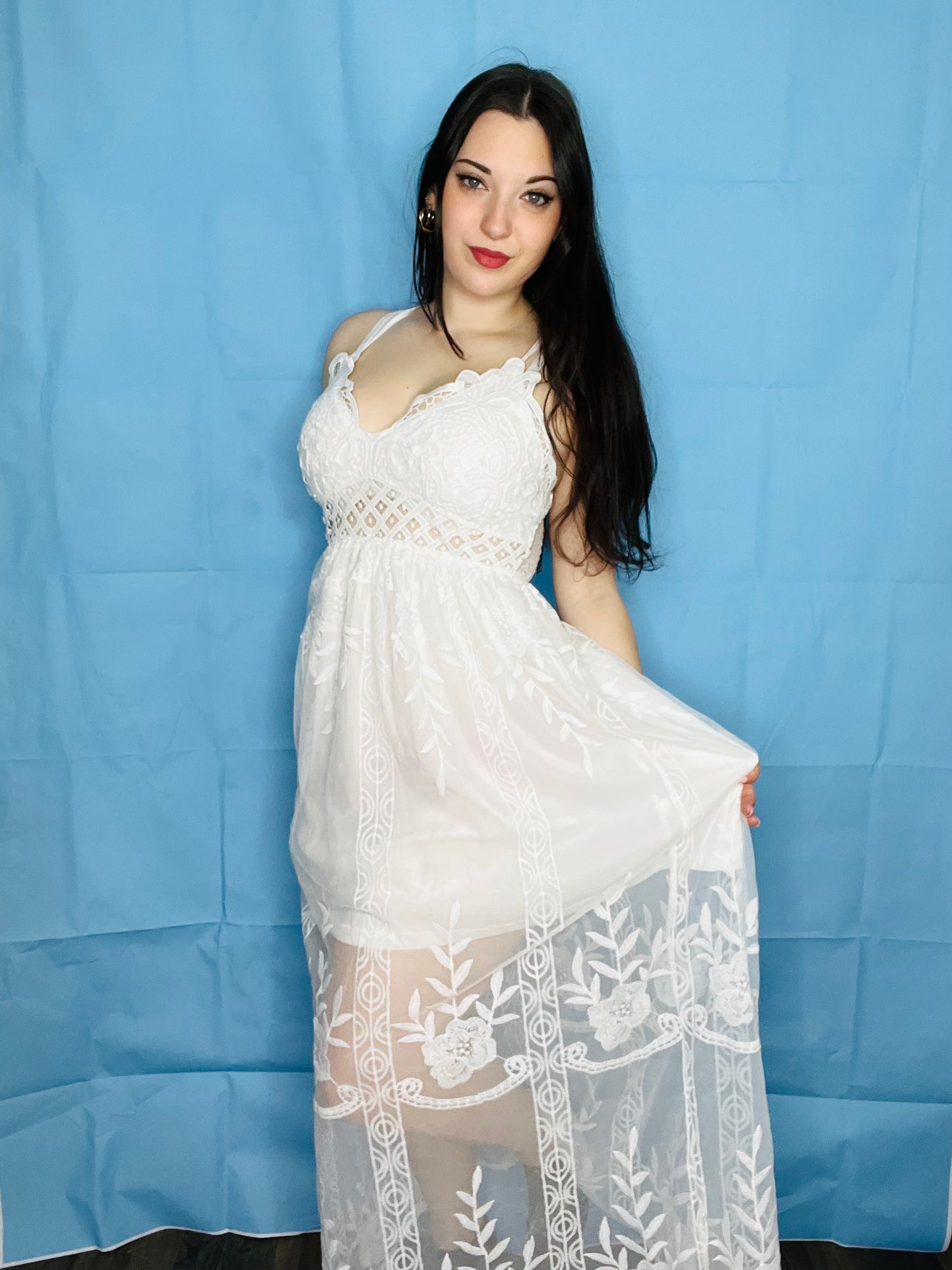 White Lace Dress