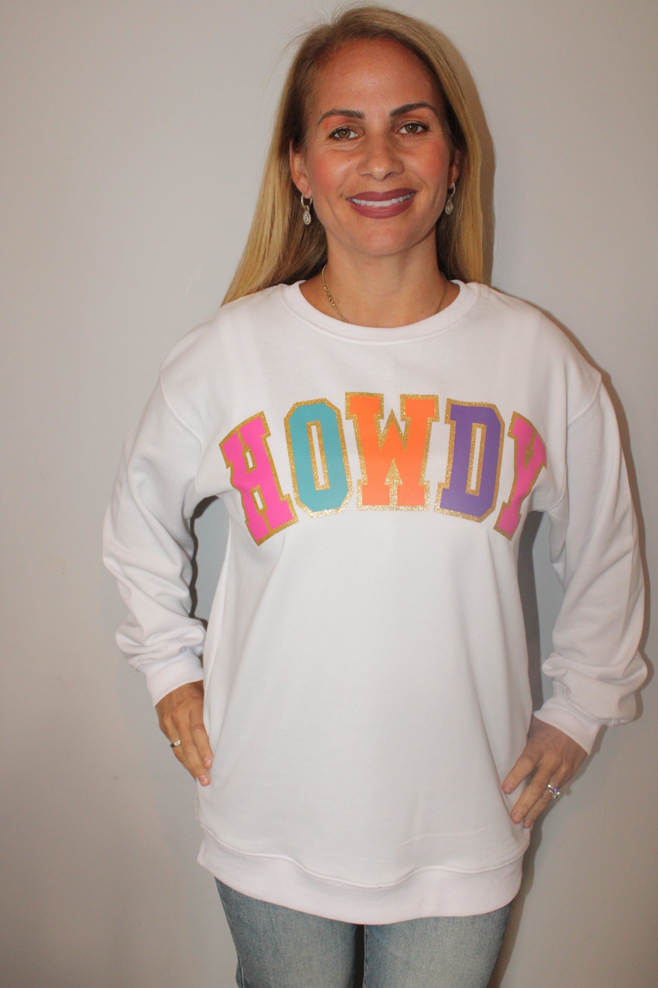 Howdy Graphic sweatshirt