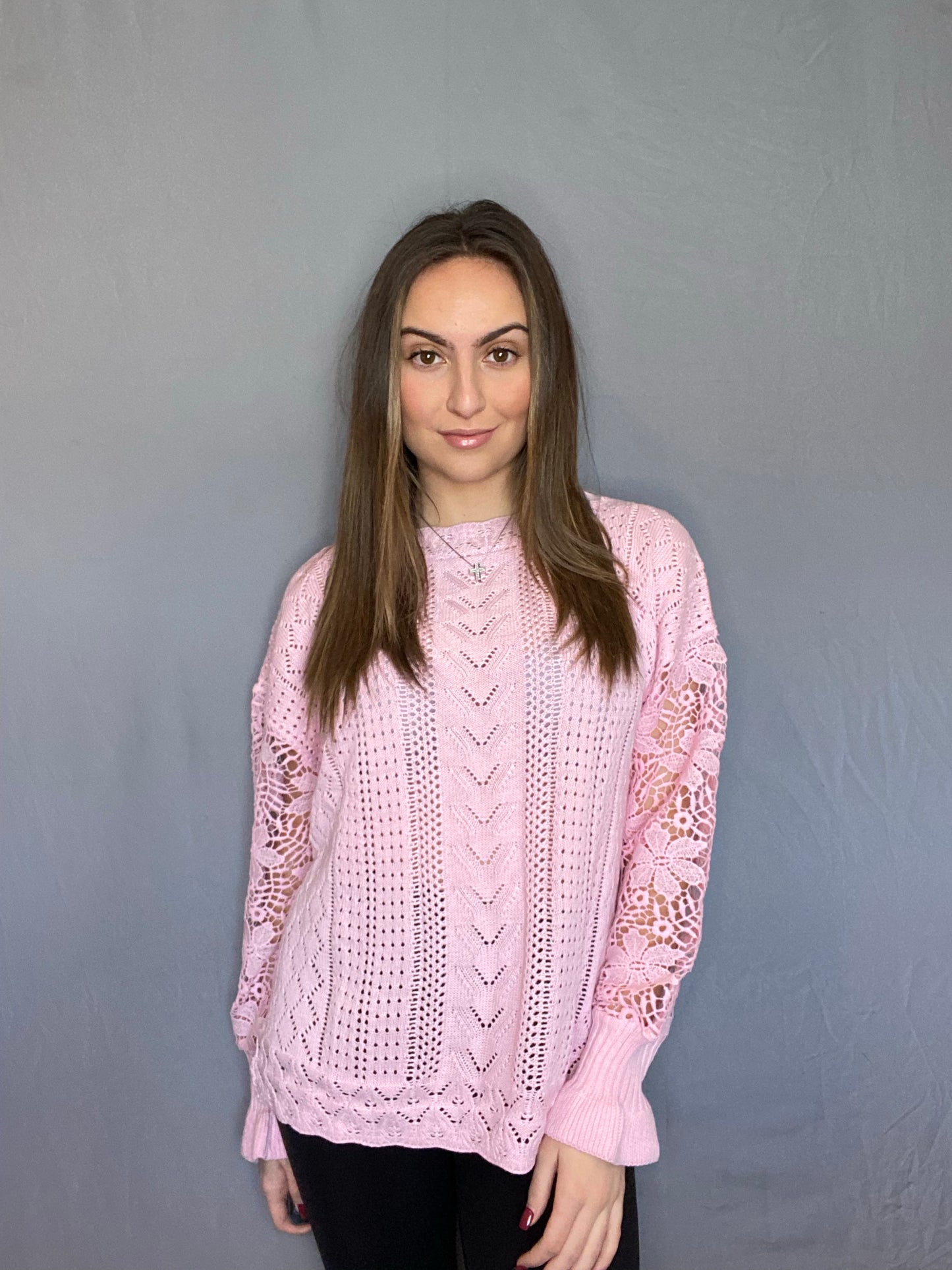 Pastel pink sweater