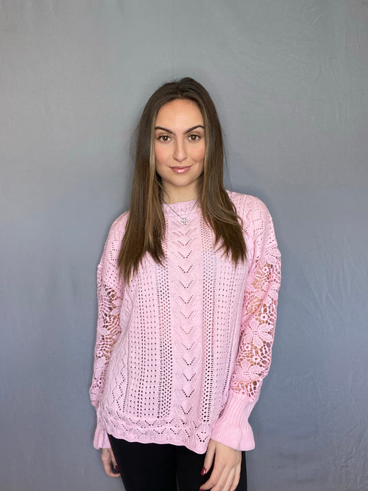 Pastel pink sweater