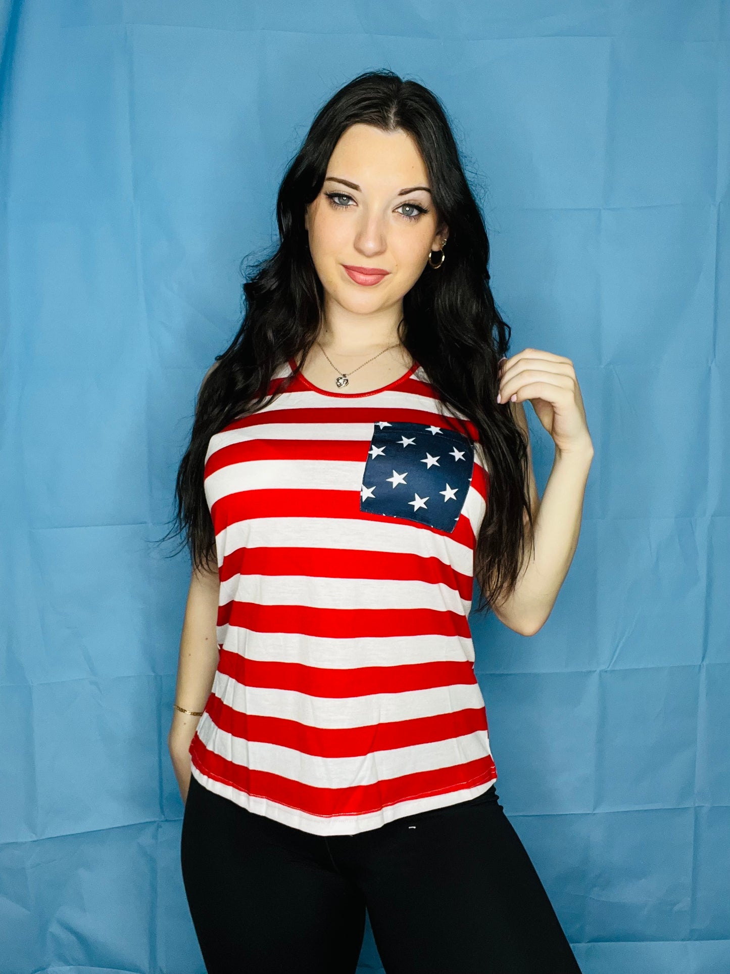 American Flag Tank Top