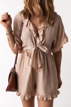 Pink Ruffle Romper