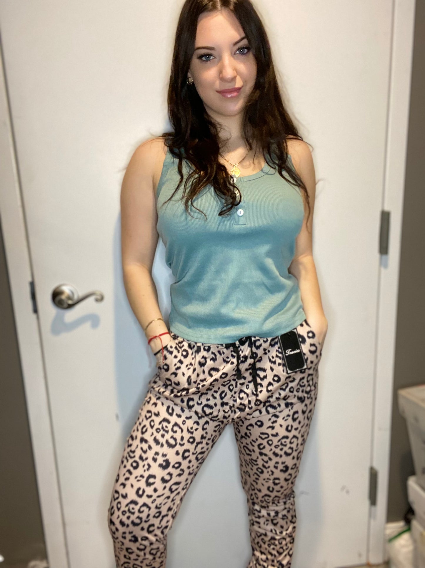 Leopard Joggers