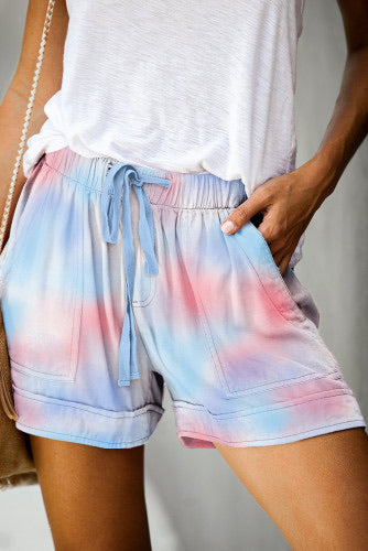 Tye dye shorts in stock.