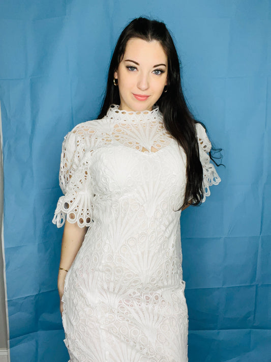 White Lace Dress