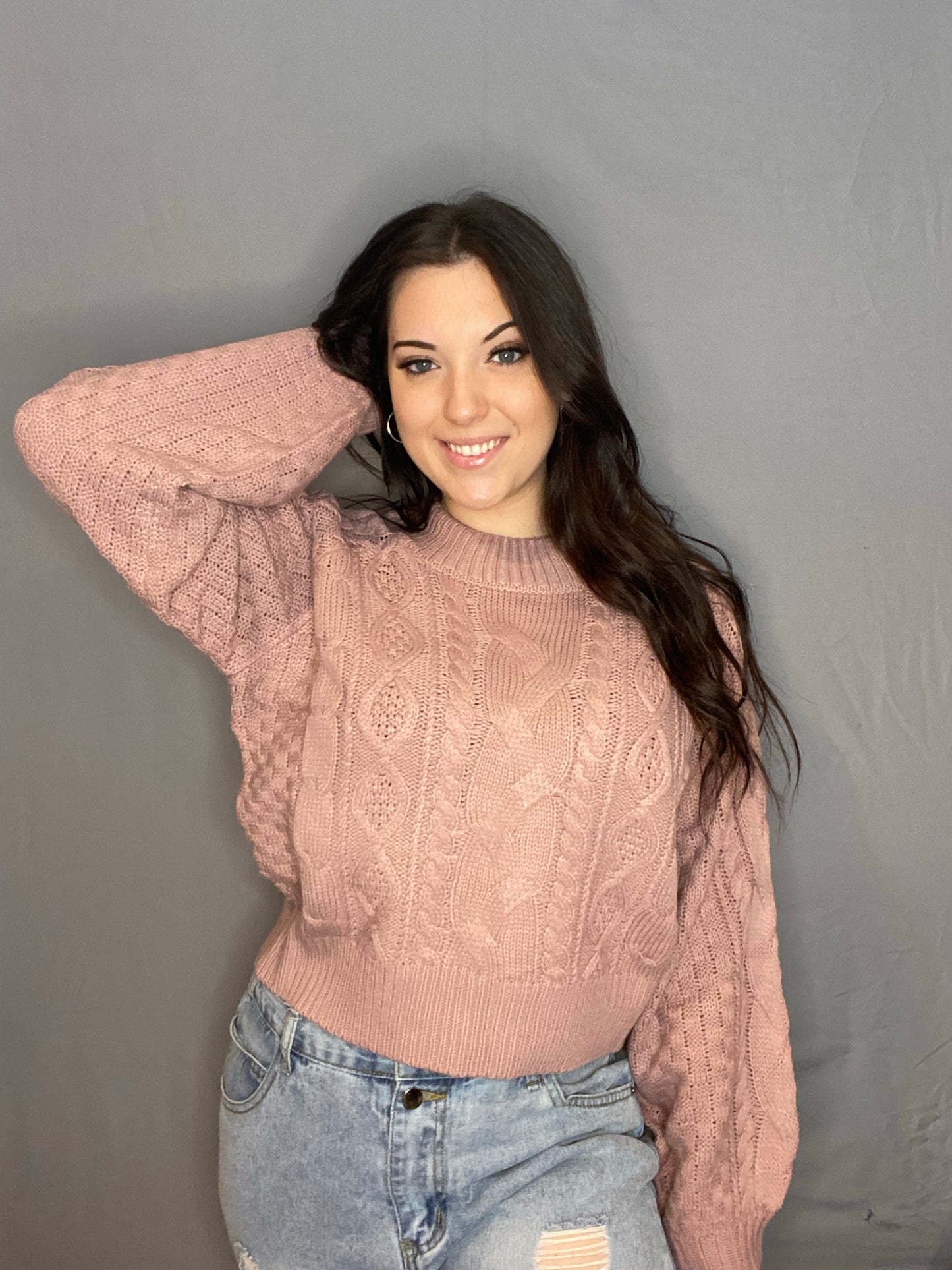 Pink sweater