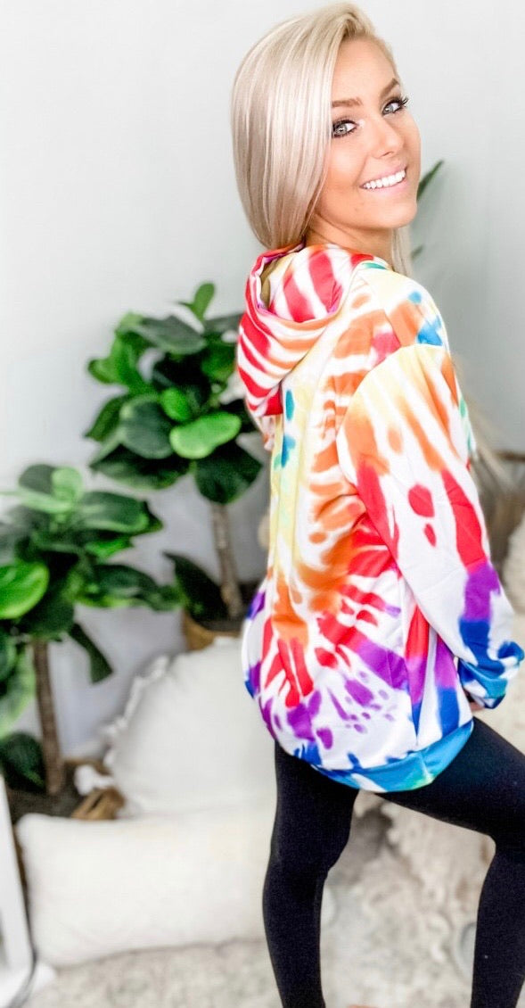 The dye hoodie / pullover