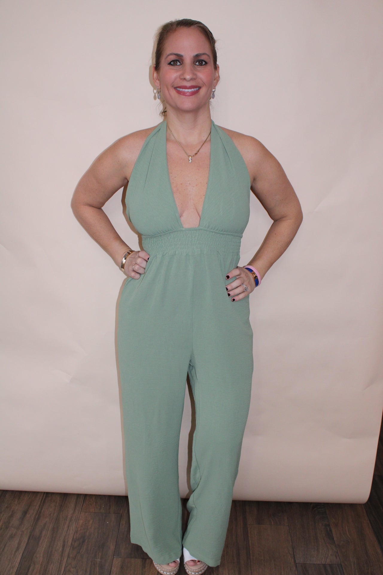 Halter One Piece Jumpsuit