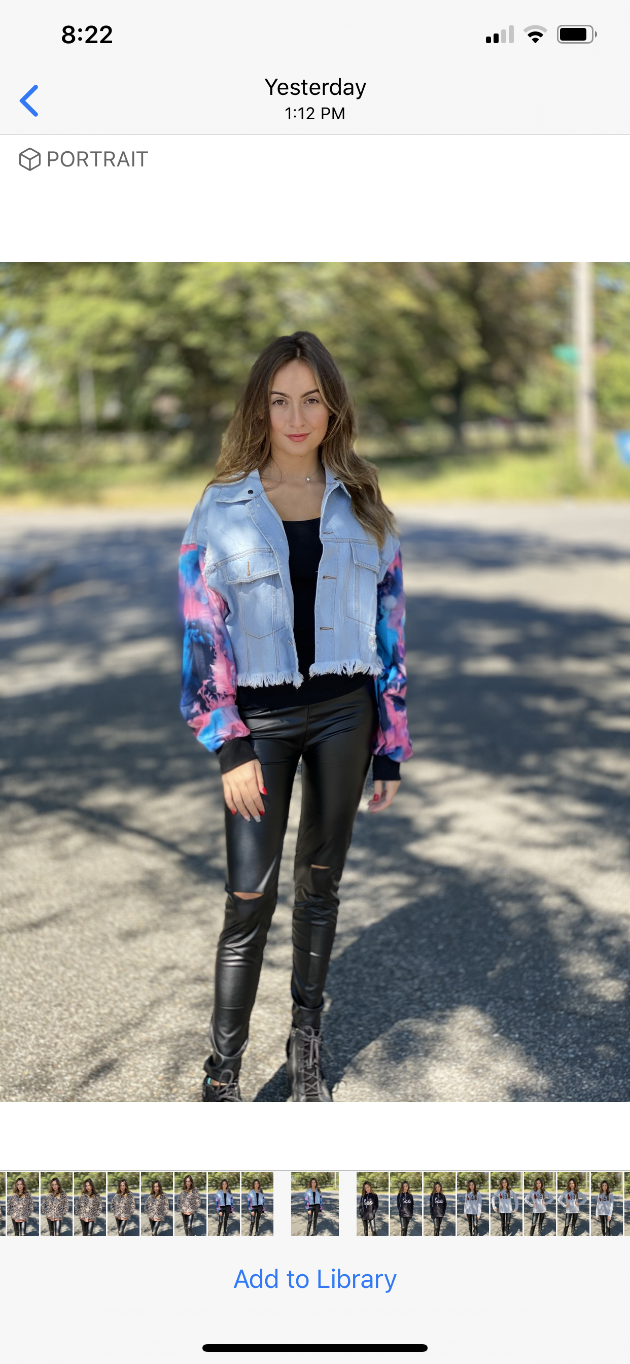 Tye dye jackets denim