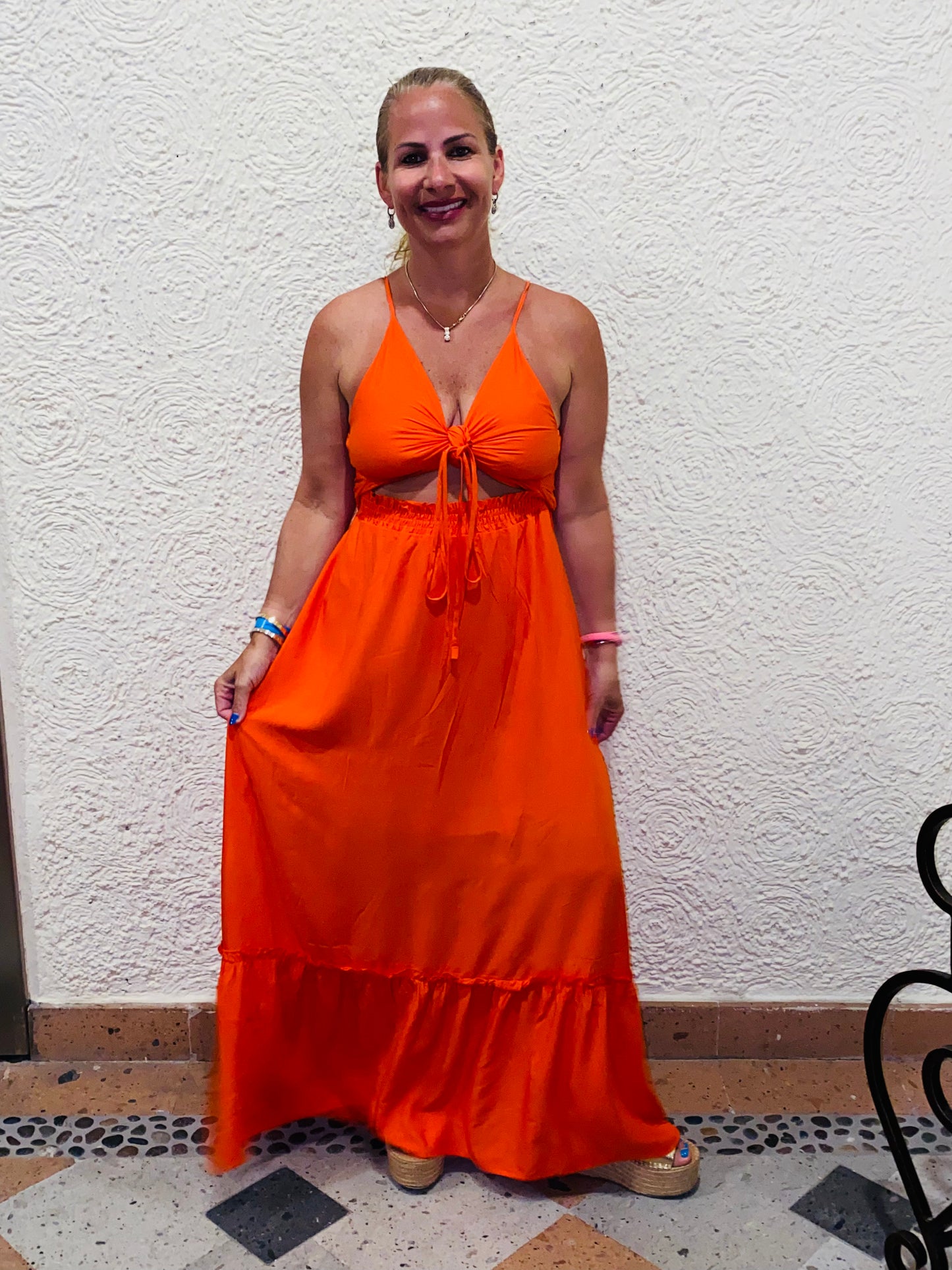 Orange MAXI Dress