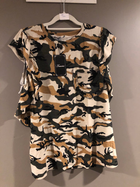 Camo raffle shirt