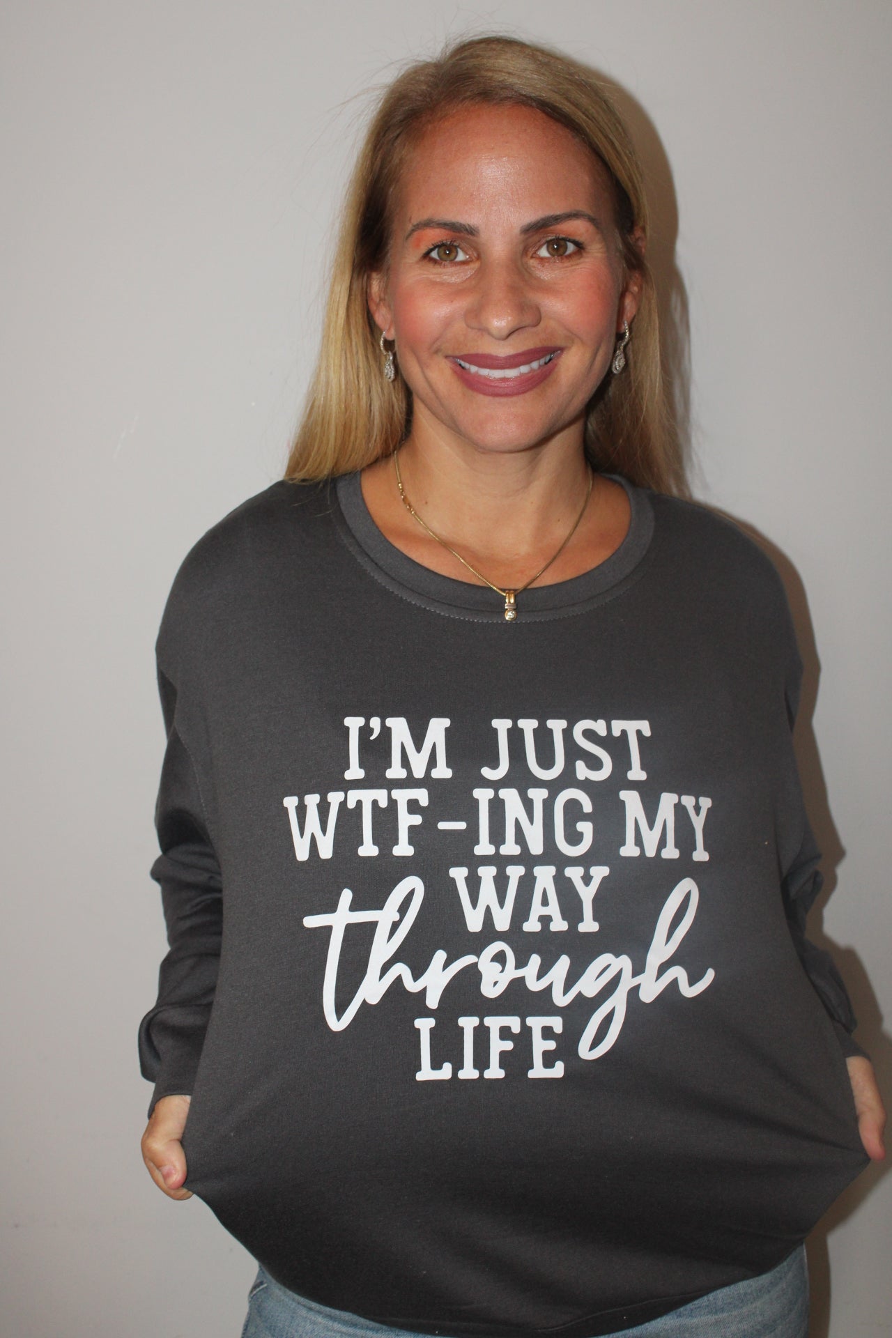 WTF-ing Graphic sweatshirt