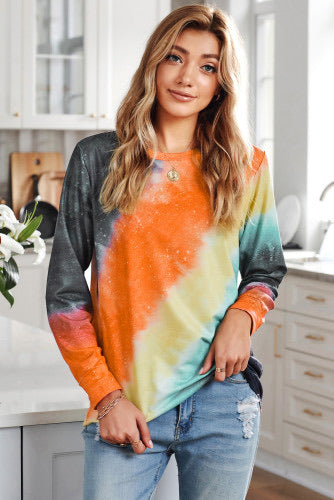 Long sleeve Tie dye t shirt