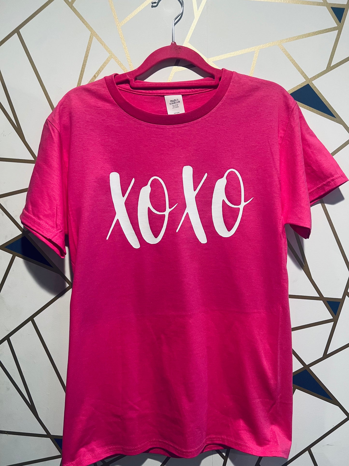 Pink Xoxo Graphic T Shirt