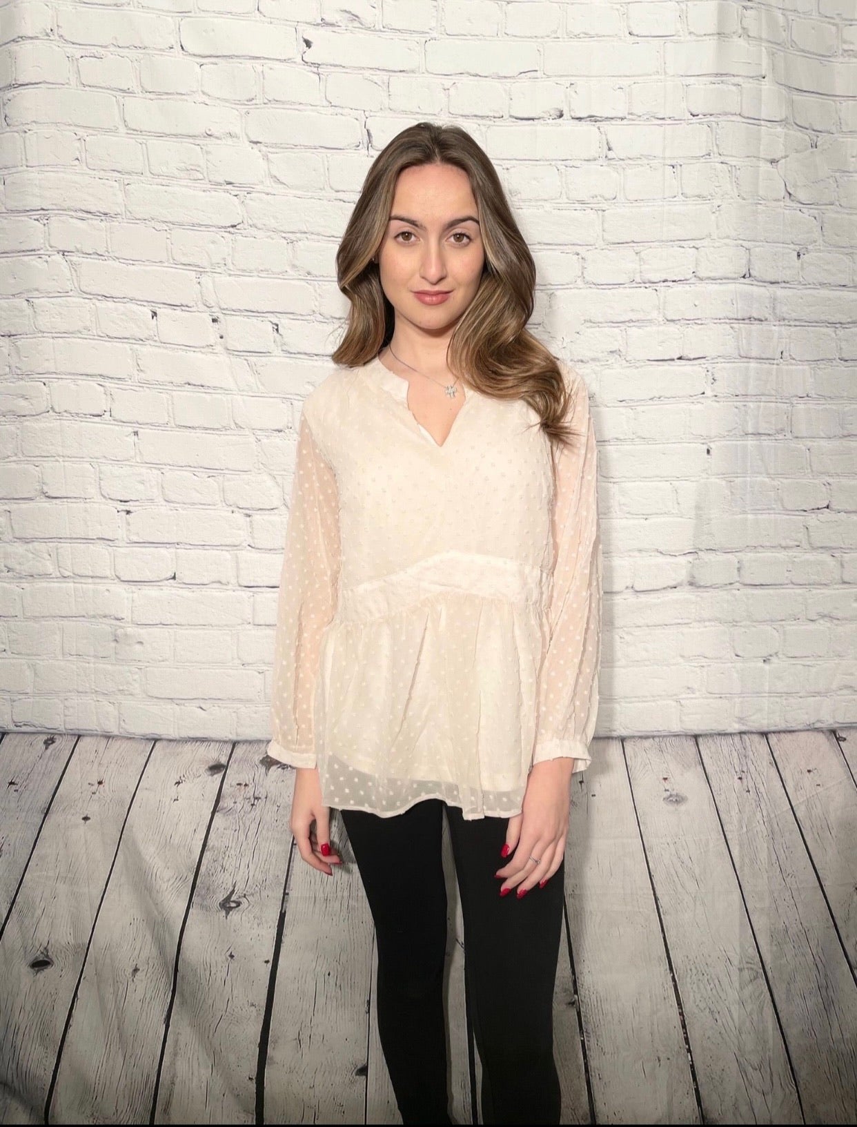 Beige blouse