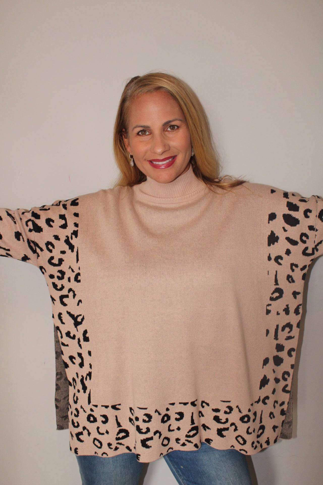 Beige Leopard Top