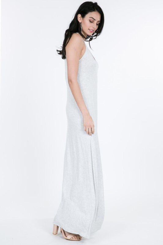 Spaghetti Strap Sleeveless V-Neck Maxi Dress P1215 - KELLY GREEN. Spaghetti Strap Sleeveless V-Neck Maxi Dress Fabric